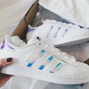 adidas superstar womens shiny